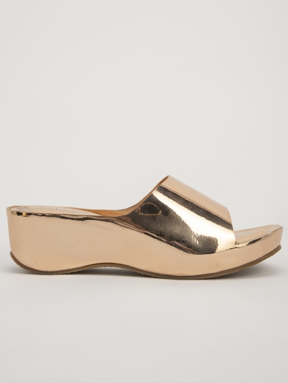 Medalaid II TWP Golden Platform Heel
