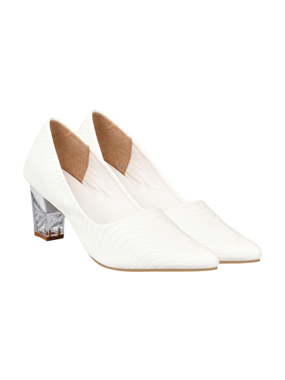 Grace II TWP SHORR Block White Heel