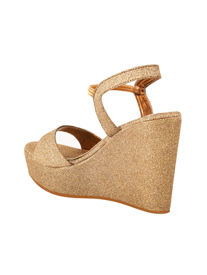 STARSTRUCK || TWP SHORR WEDGE GOLDEN HEEL