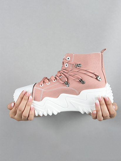 80’s HipHop || TWP X Selfie Pink Sneakers