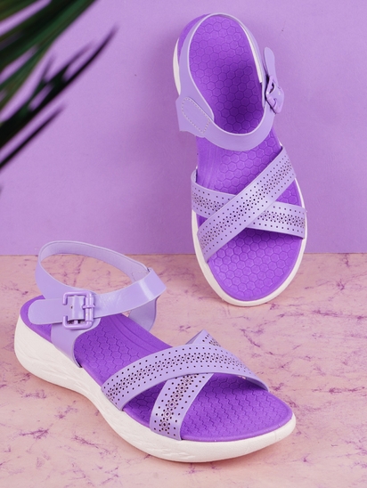Buy Cute Walk by Babyhug Party Wear Sandals Butterfly Appliques Purple for  Girls 69Months Online Shop at FirstCrycom  9595549
