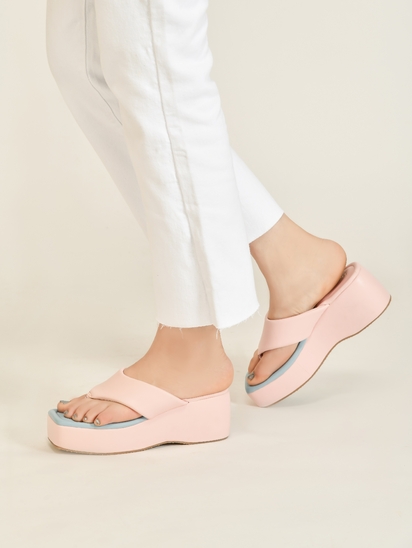 Walk On Air II TWP Wedge Pink Heel