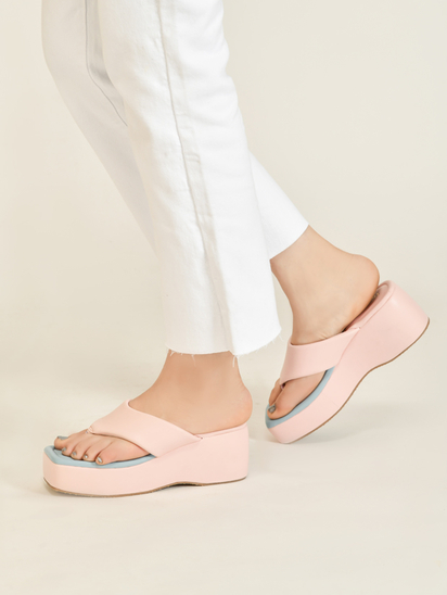 Walk On Air II TWP Pink Platform Heel