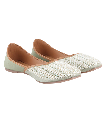 Gulabo II TWP Green Juttis