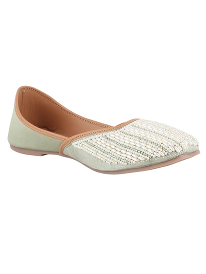 Gulabo II TWP Green Juttis