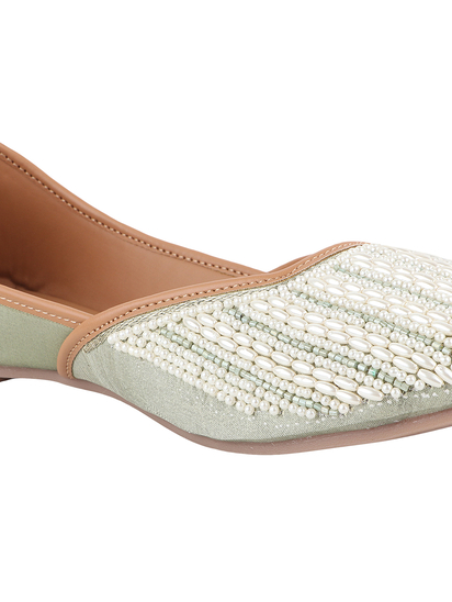 Gulabo II TWP Green Juttis