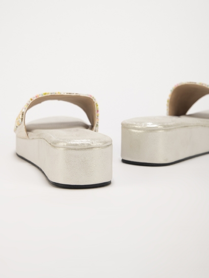 Pearl-me-up II TWP Wedge Silver Heel