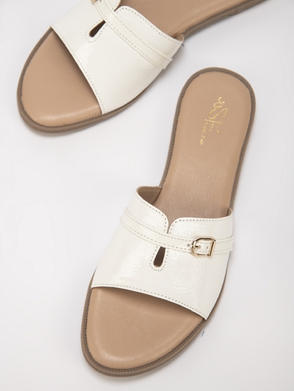 Glam Slip II TWP White Flat