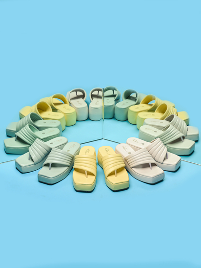 Cupcake  || TWP WEDGE GREEN HEEL