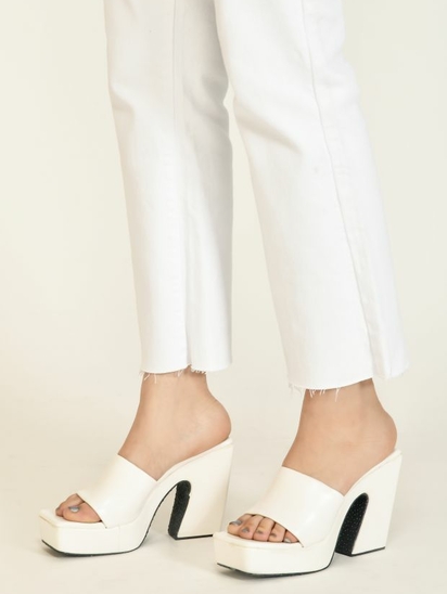Elevate me II TWP Block White Heel