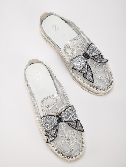 Elsa Glitter II TWP White Loafers