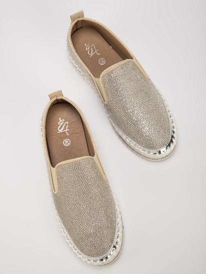 Shimmer Me Up II TWP Golden Loafers