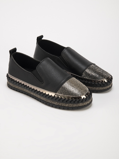 Twinkle Toes II TWP Black Loafers