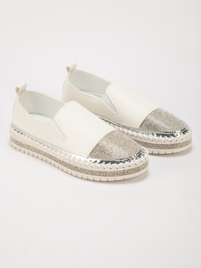 Twinkle Toes II TWP White Loafers
