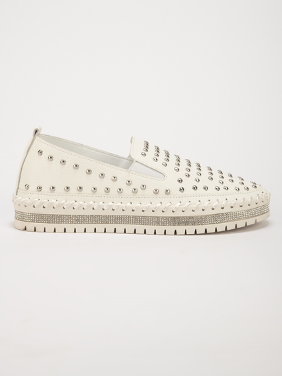 Retro Revival II TWP White Loafers