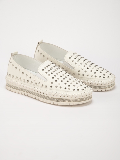 Retro Revival II TWP White Loafers