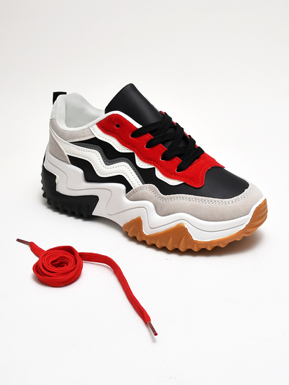 Chunky Dunks II TWP White Red Sneakers