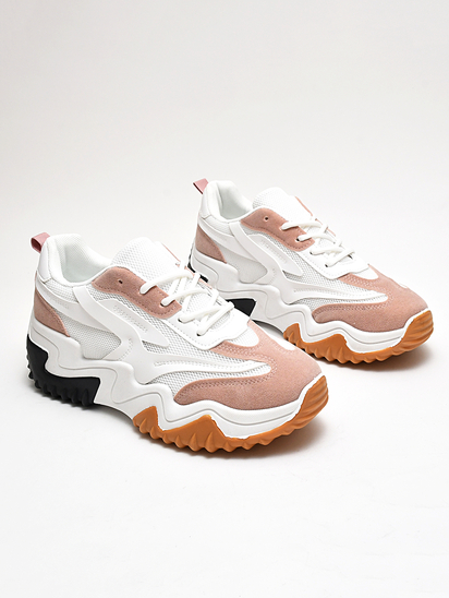 Trippy Strokes II TWP White Pink Sneakers