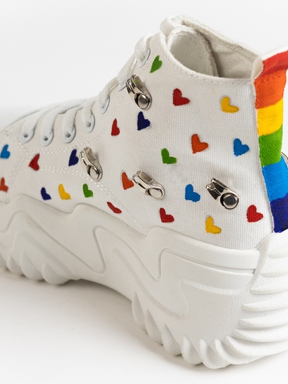 QueerQuads || TWP X Selfie White Sneakers