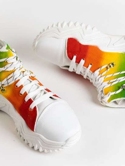 Queer Soles || TWP X Selfie White Sneakers