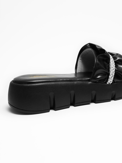 Radiante II TWP Black Platform Sandal