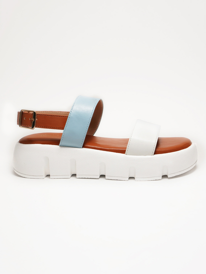Dune walk II TWP Brown Platform Sandal