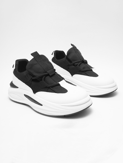 Check Mate II TWP Black and White Sneakers