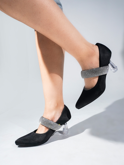 Prism|| TWP Pencil Black Heel