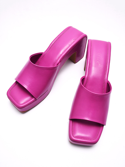 Soft Glow  II TWP Block Pink Heel