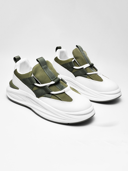 Check Mate II TWP White Green Sneakers