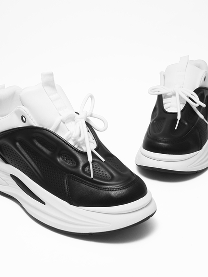 Colour block II TWP Black Sneakers
