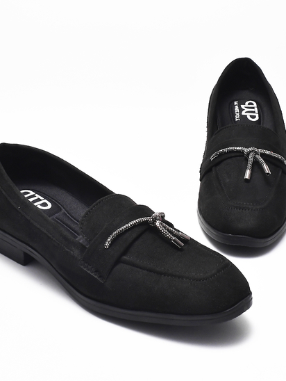 Ivy || TWP Black Loafers