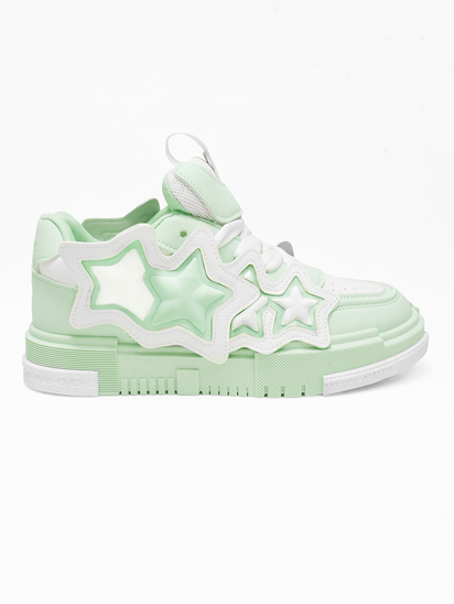 Astron II TWP White Green Sneakers