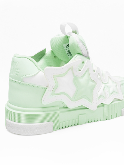 Astron II TWP White Green Sneakers