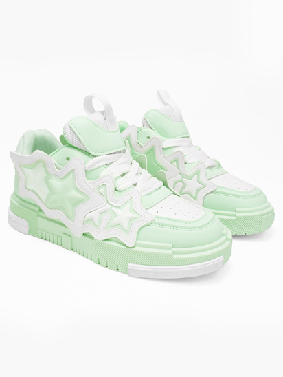 Astron II TWP White Green Sneakers