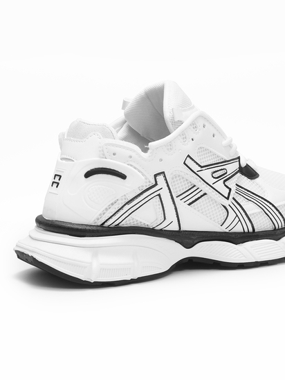 Thunder II TWP Black White Sneakers