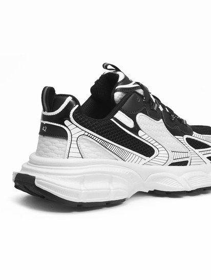 Capetown II TWP Black white Sneakers