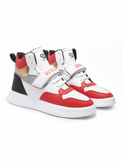Wild Divine II TWP White Red Sneakers