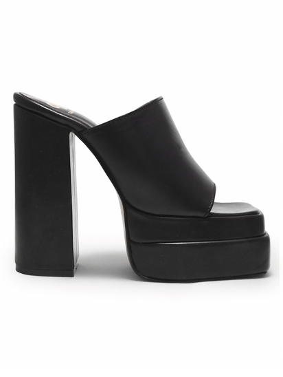 Lucy II TWP Block Black Heel