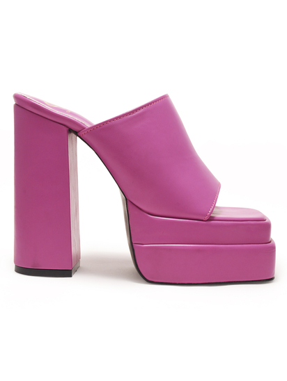 Lucy II TWP Block Pink Heel