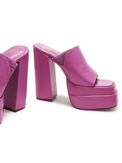 Lucy II TWP Block Pink Heel