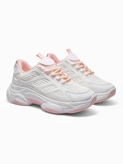 Snowdrift II TWP White Pink Sneakers