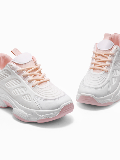 Snowdrift II TWP White Pink Sneakers