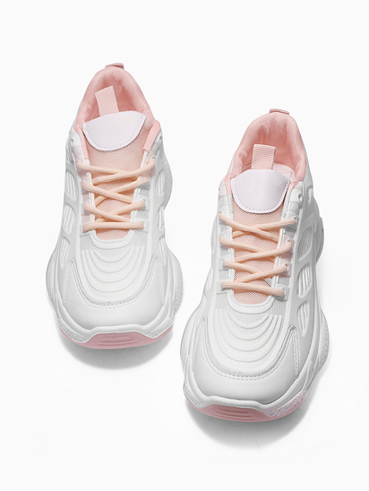 Snowdrift II TWP White Pink Sneakers