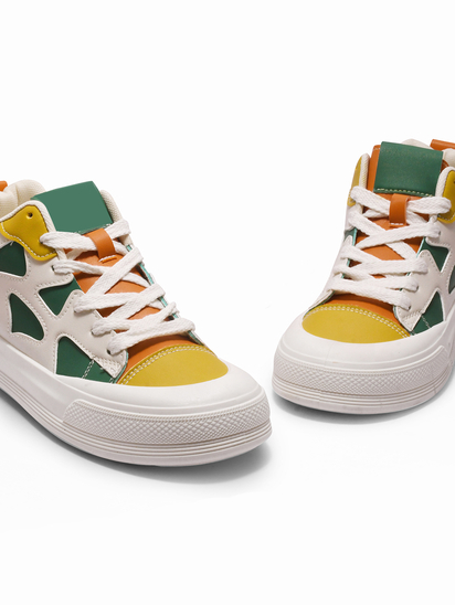 Clara II TWP Green Sneakers