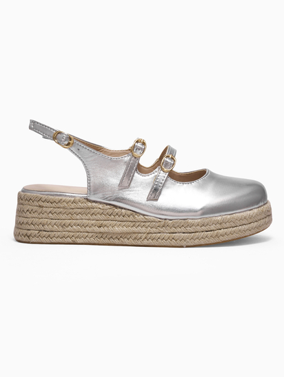 Celestial chrome II TWP Silver Platform Sandal