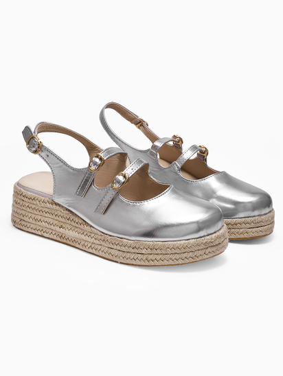 Celestial chrome II TWP Silver Platform Sandal