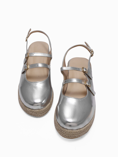 Celestial chrome II TWP Silver Platform Sandal