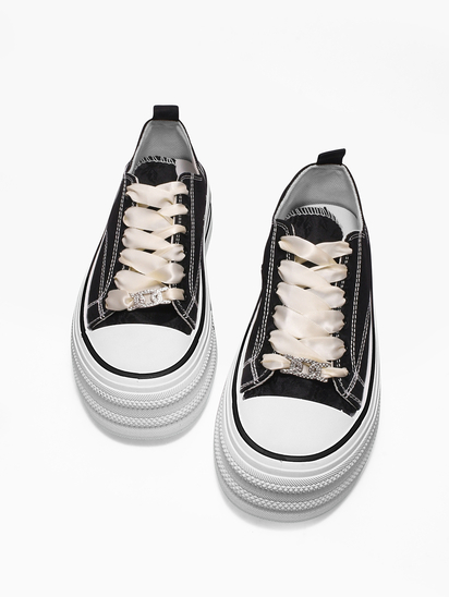 Cosmo canvas II TWP Black Sneakers