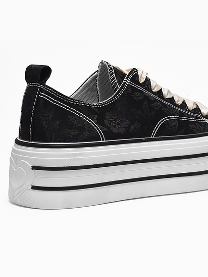 Cosmo canvas II TWP Black Sneakers